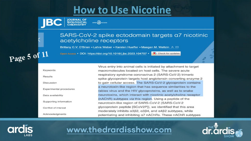 Page 5 of 11 of How To Use Nicotine Protocol