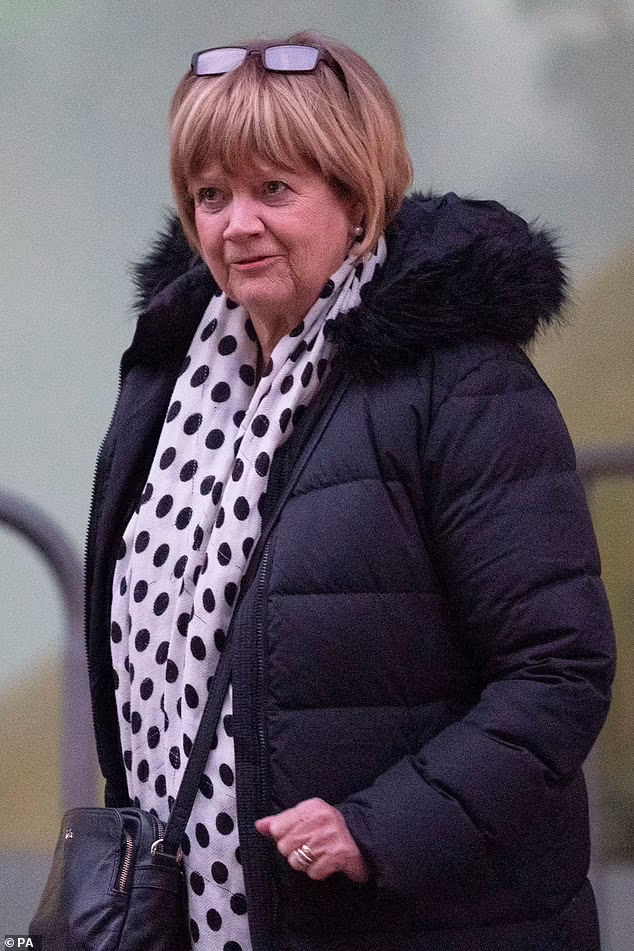 Chairperson Baroness Heather Hallett leaves the UK Covid-19 Inquiry hearing at the Edinburgh International Conference Centre (EICC)