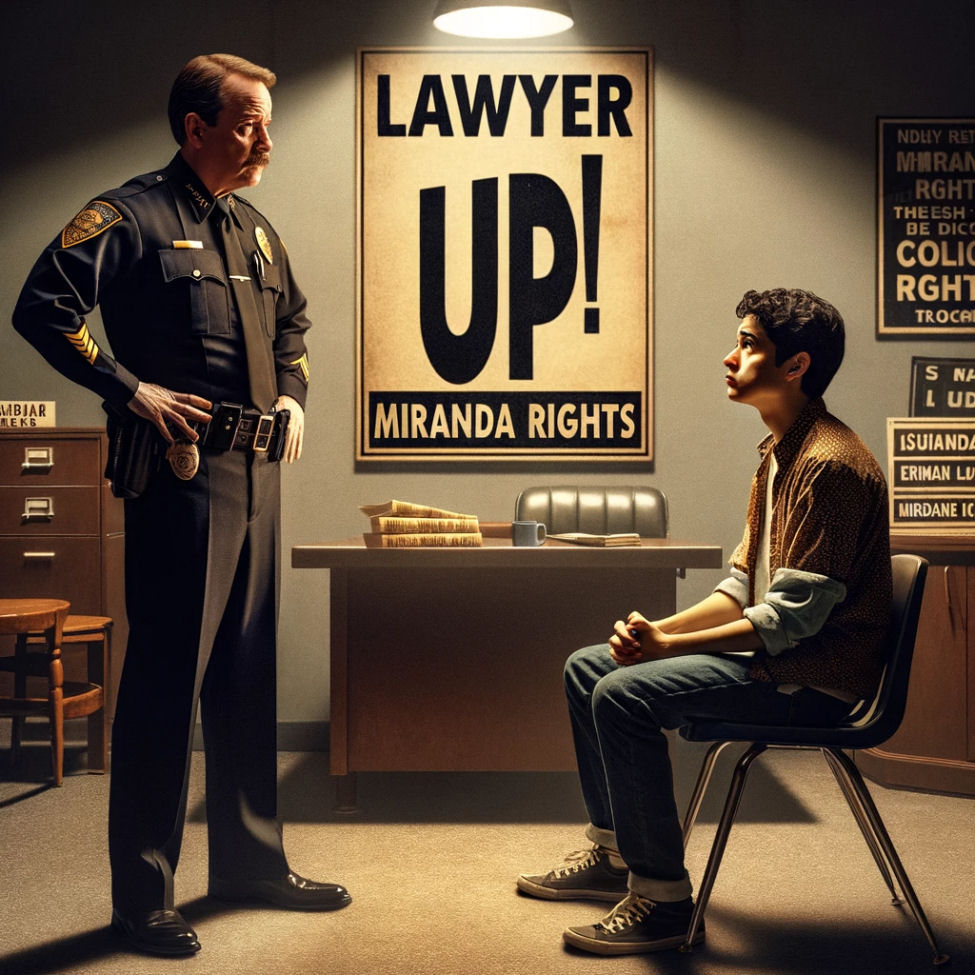 Miranda Warning - Your right to remain silent