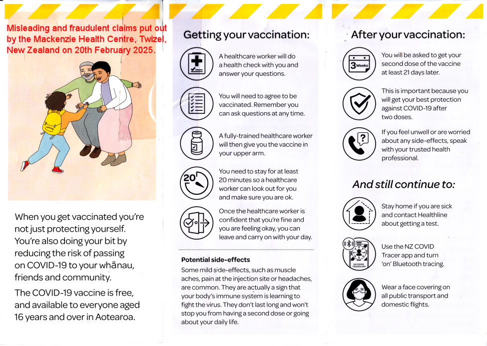 Mackenzie Health Centre - Your Covid-19 vaccination brochure - 2025-02-20
