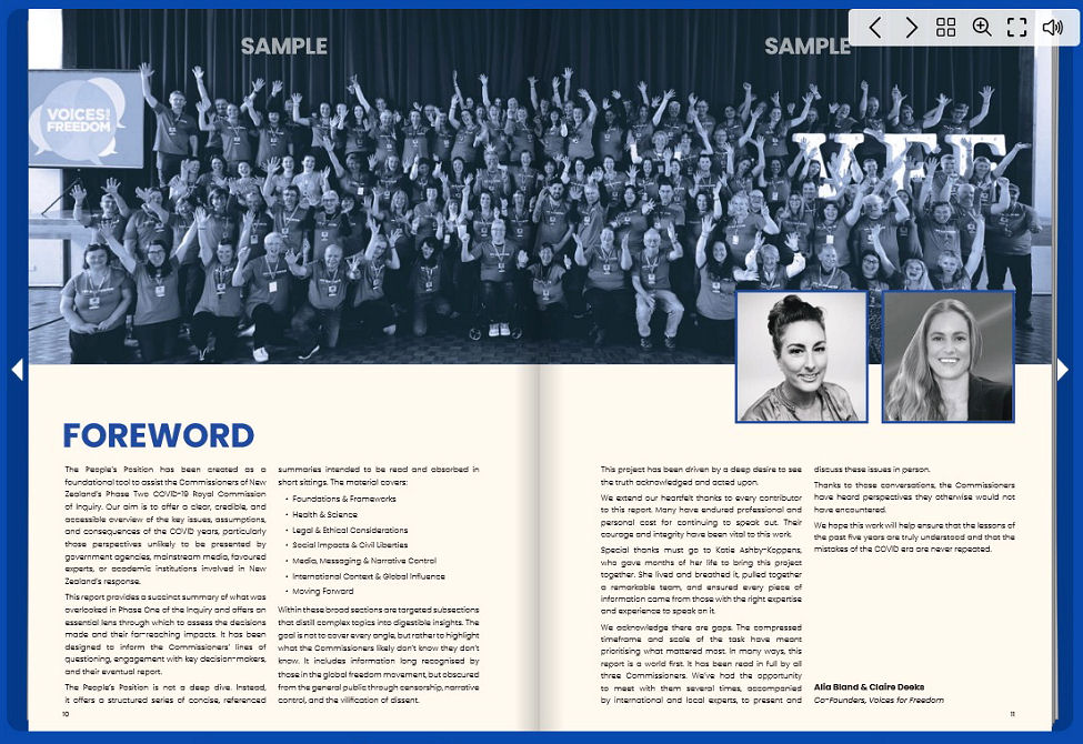 THE PEOPLE'S POSITION - The Explosive 250+ Page Report That Shatters The 'Official' COVID Narrative