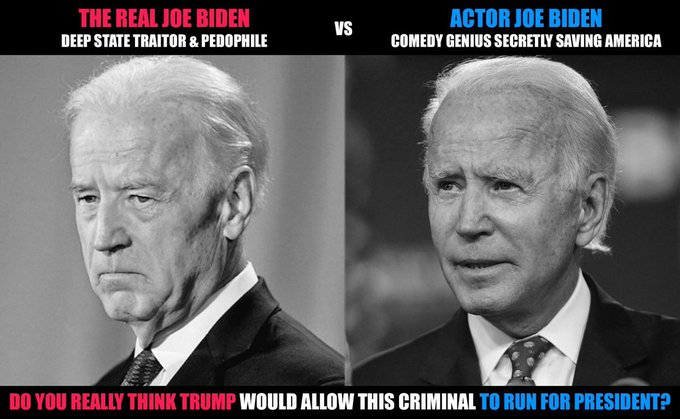 The real Joe Biden and the Fake Joe Biden - 2021