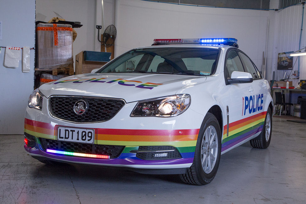 Queer NZ Police Car