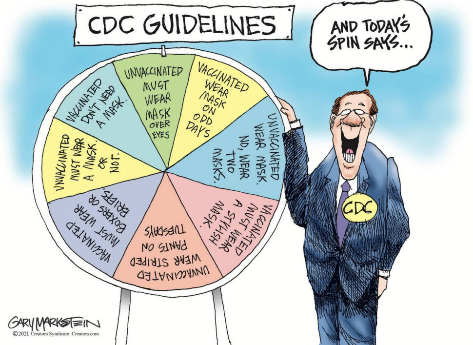 Centre of Disease Control (CDC) Guidelines Spin of the Day - and today's spin says...