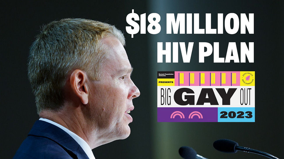 Homosexual Prime Minister Chris Hipkins announces $18 million HIV action plan