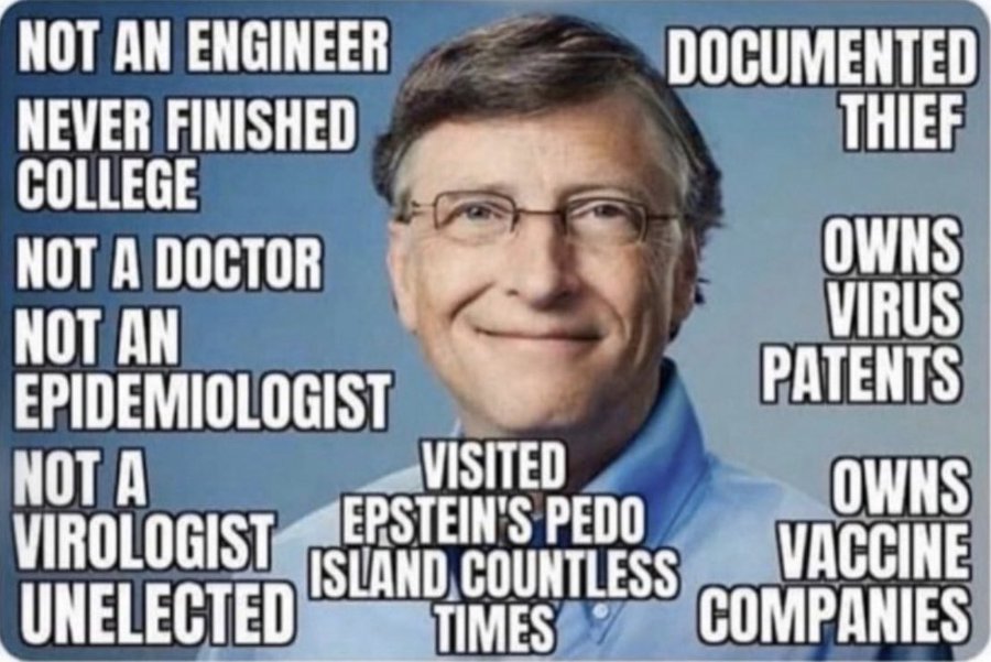 Bill Gates the evil imposter