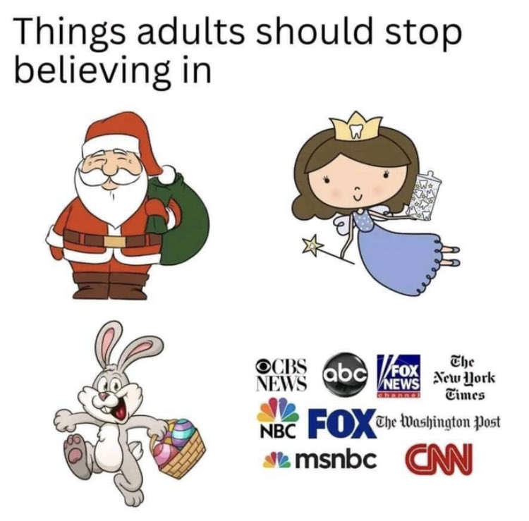 Things adults should stop believing in...
