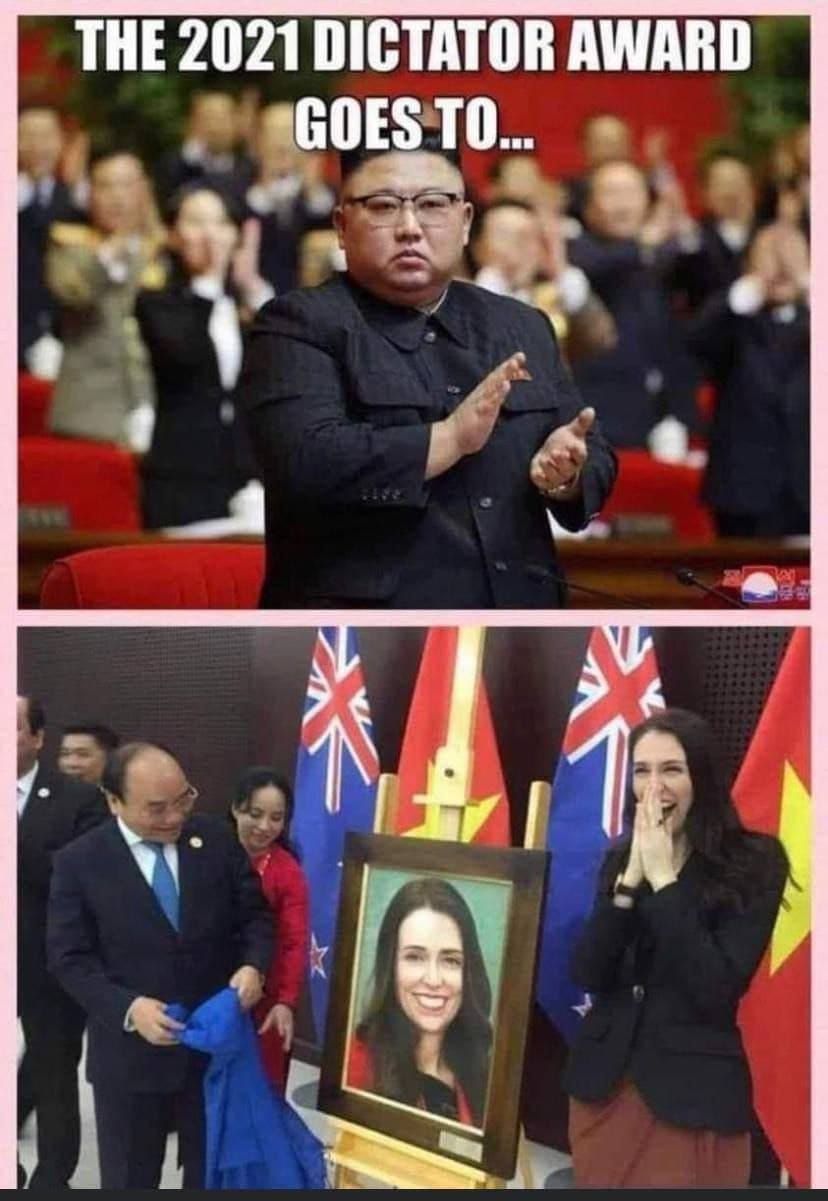 The Communist 2021 Dictator Award goes to Jacinda Ardern