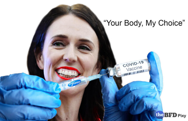 Jacinda Ardern - Your body - my choice!