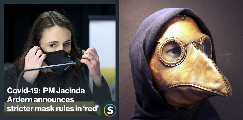 Jabcinda Ardern Announces Stricter Mask Rules in her Red Light District of NZ