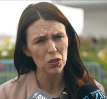 The portrait of a traitor and terrorist - 2 dot Jacinda Ardern