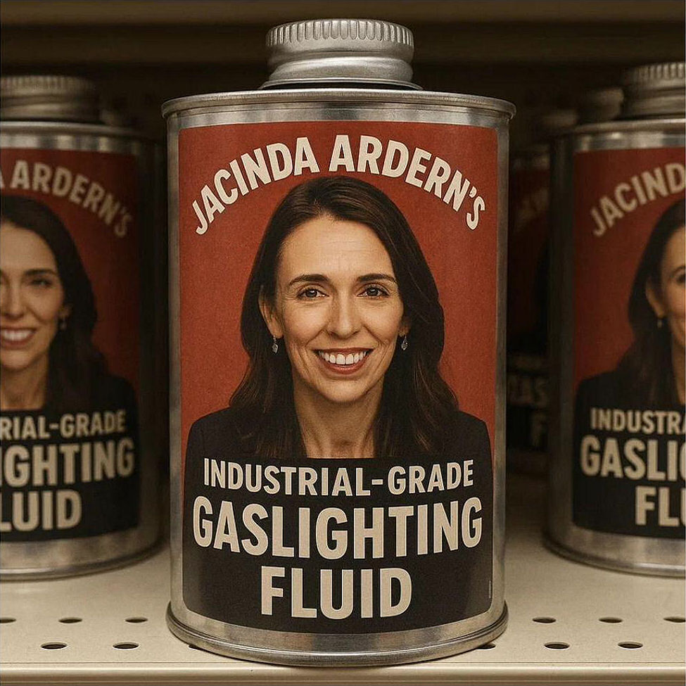 Jacinda Arderns Industrial Grade Gaslighting Fluid