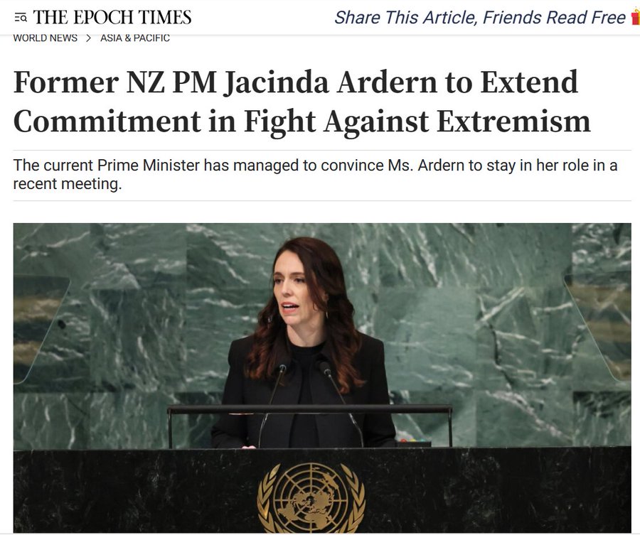 PM Chris Luxon has managed to convince Ms. Ardern to stay in her role in a recent meeting!