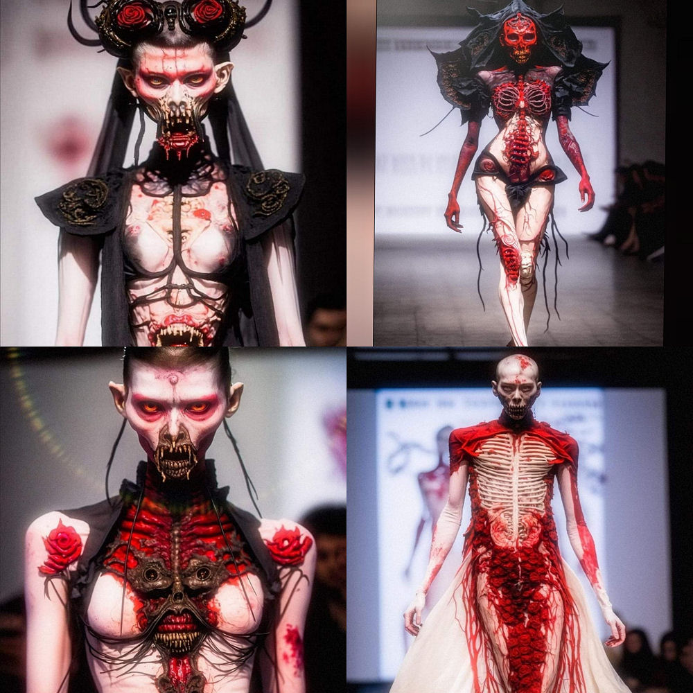 Valentine of the Flesh was the theme of Satans debut show at the New York Fashion Week