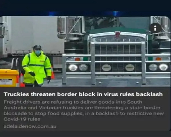 Australian truckers are planning a nationwide strike in protest of the government vaccine mandates.