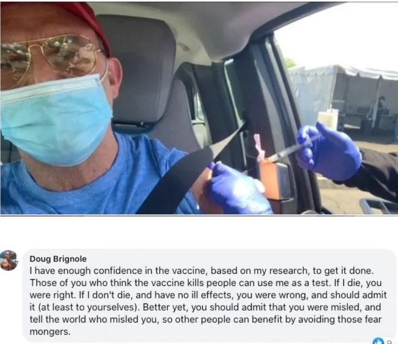 Bodybuilder / Author Doug Brignole mocks anti vaxxers, gets Covid Vaccine and dies suddenly at age 63