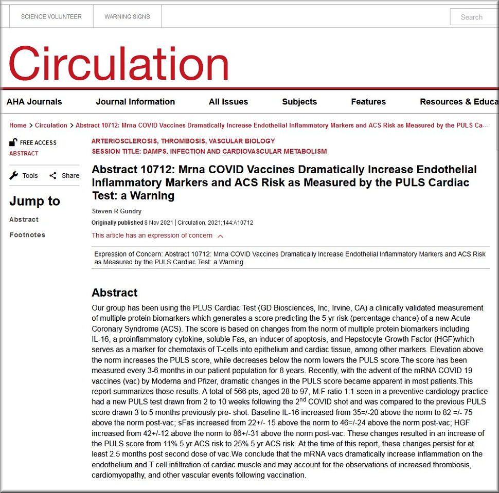 We conclude that the mRNA vacs dramatically increase inflammation on the endothelium and T cell infiltration of cardiac muscle and may account for the observations of increased thrombosis, cardiomyopathy, and other vascular events following vaccination