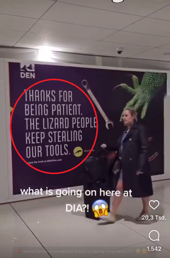 Building for the Lizard People / Demons? - Denver International Airport... some CLEANING underway...