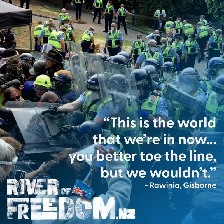 RIVER OF FREEDOM - New Zealand Government Enforces Communism, Brutality and Democide