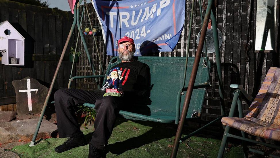 Kevin Anngow said he gets mixed reactions to wearing his Trump t-shirts in public.