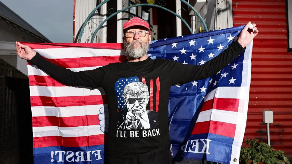 Kevin Anngow is Timaru's most passionate Donald Trump supporter.